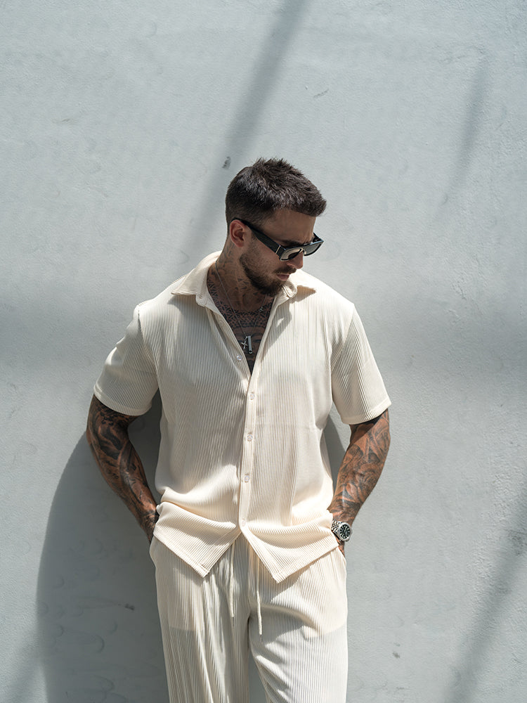 Relaxed Fit Casual Shirt Set