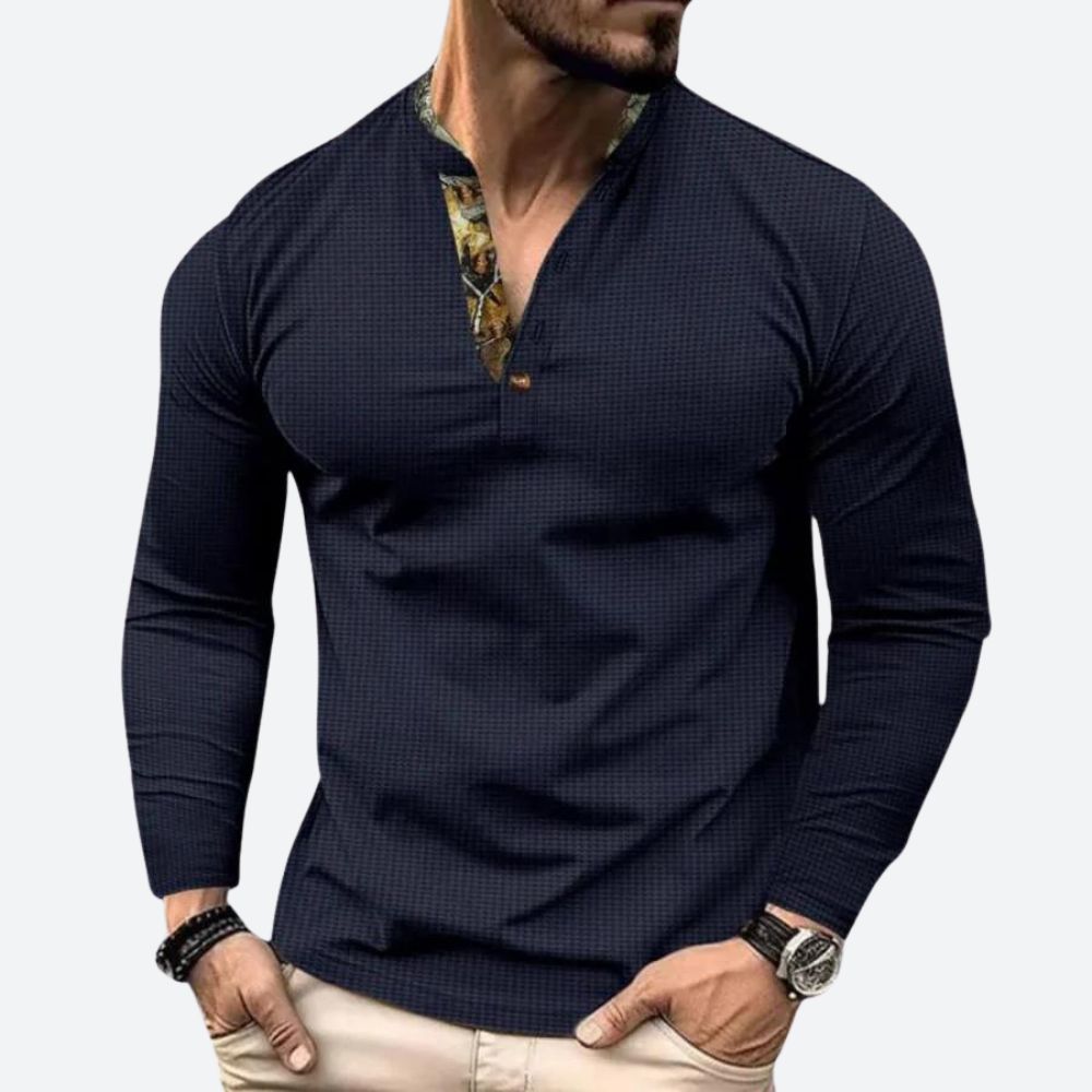 Casual Men's Long Sleeve Tee