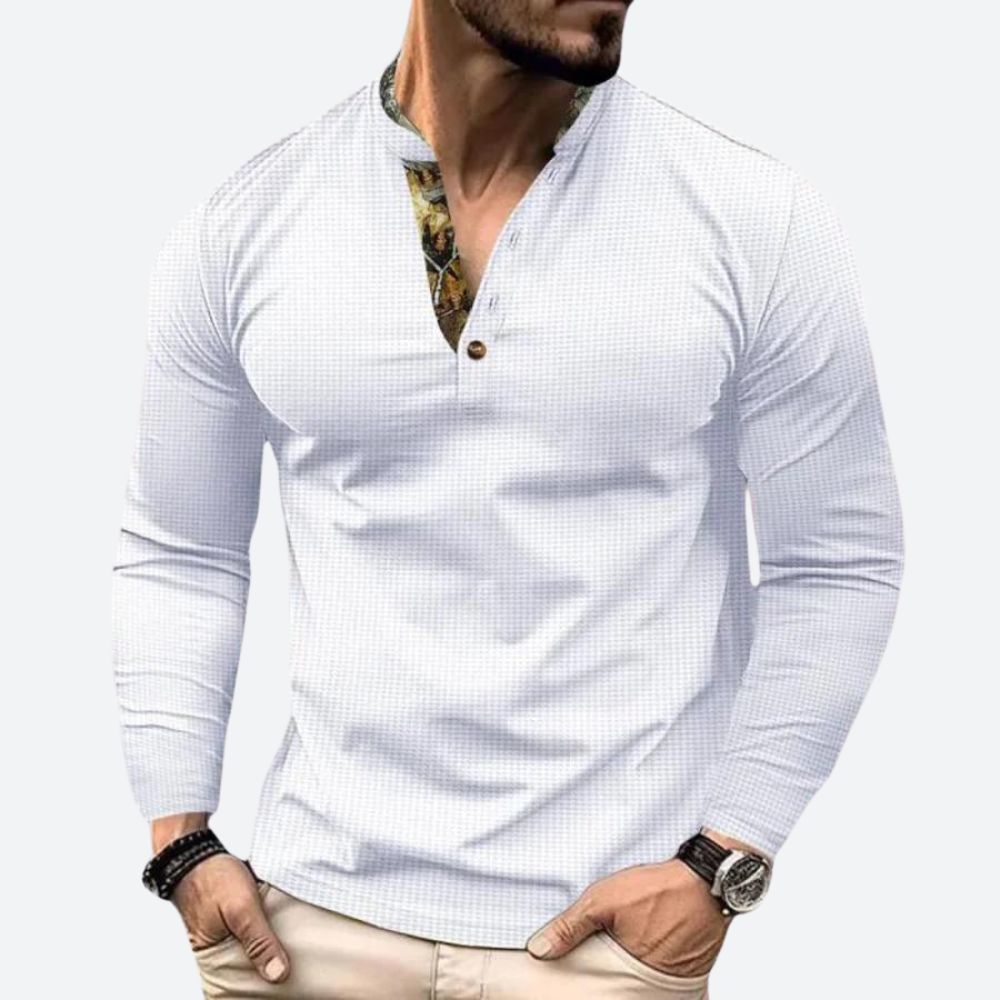 Casual Men's Long Sleeve Tee