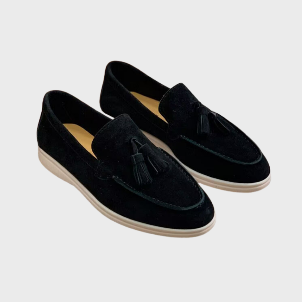 Men's Suede Tassel Slip-On Loafers