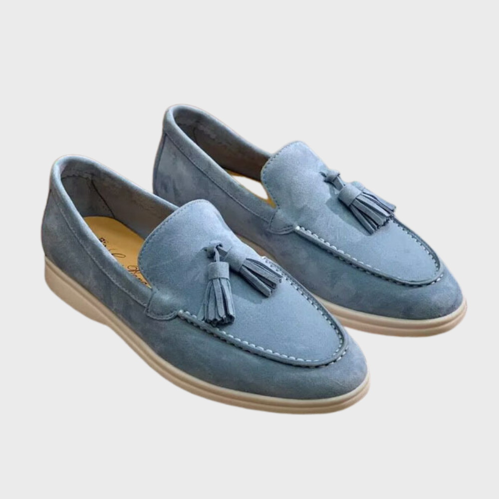 Men's Suede Tassel Slip-On Loafers