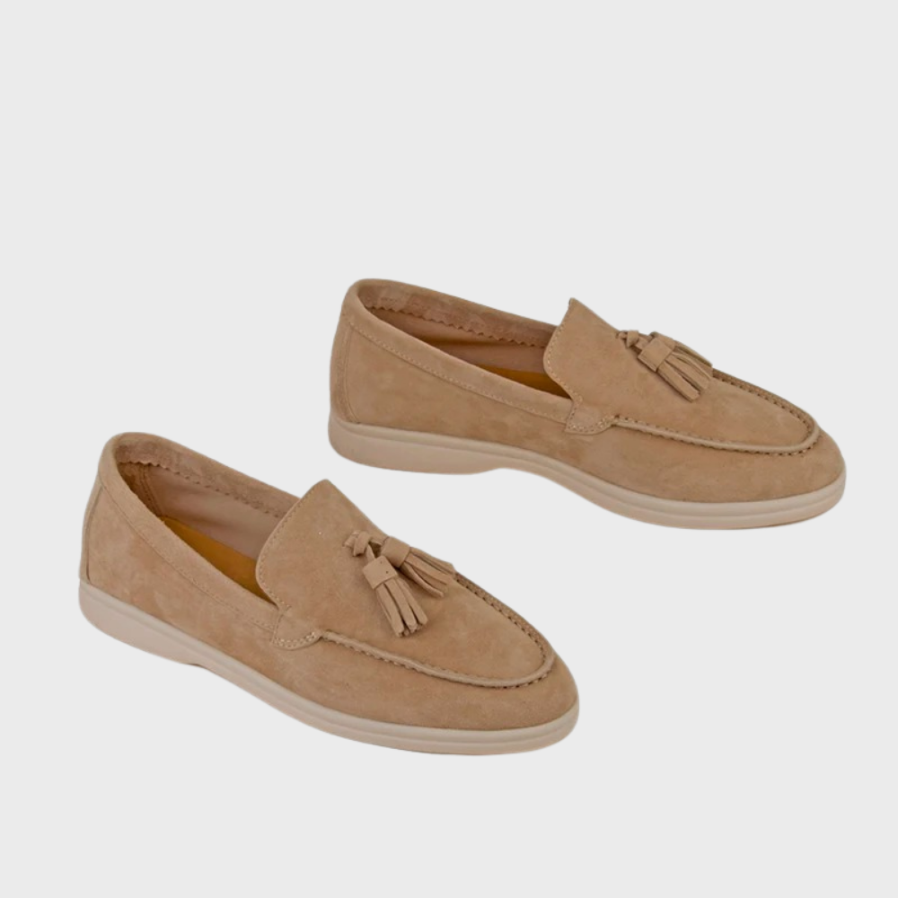 Men's Suede Tassel Slip-On Loafers