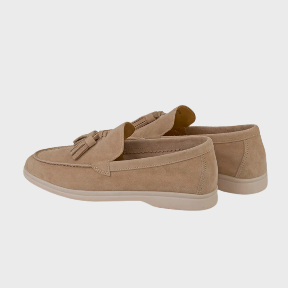 Men's Suede Tassel Slip-On Loafers