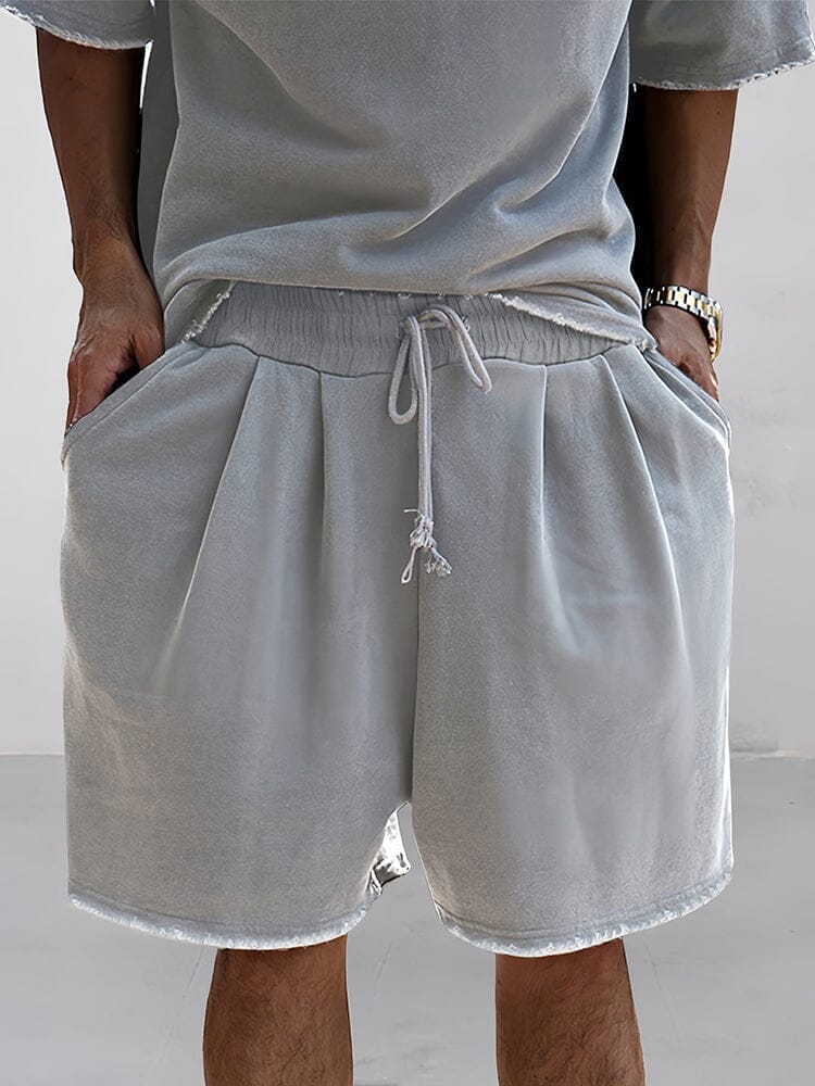 Relaxed Fit Solid Sportswear Set
