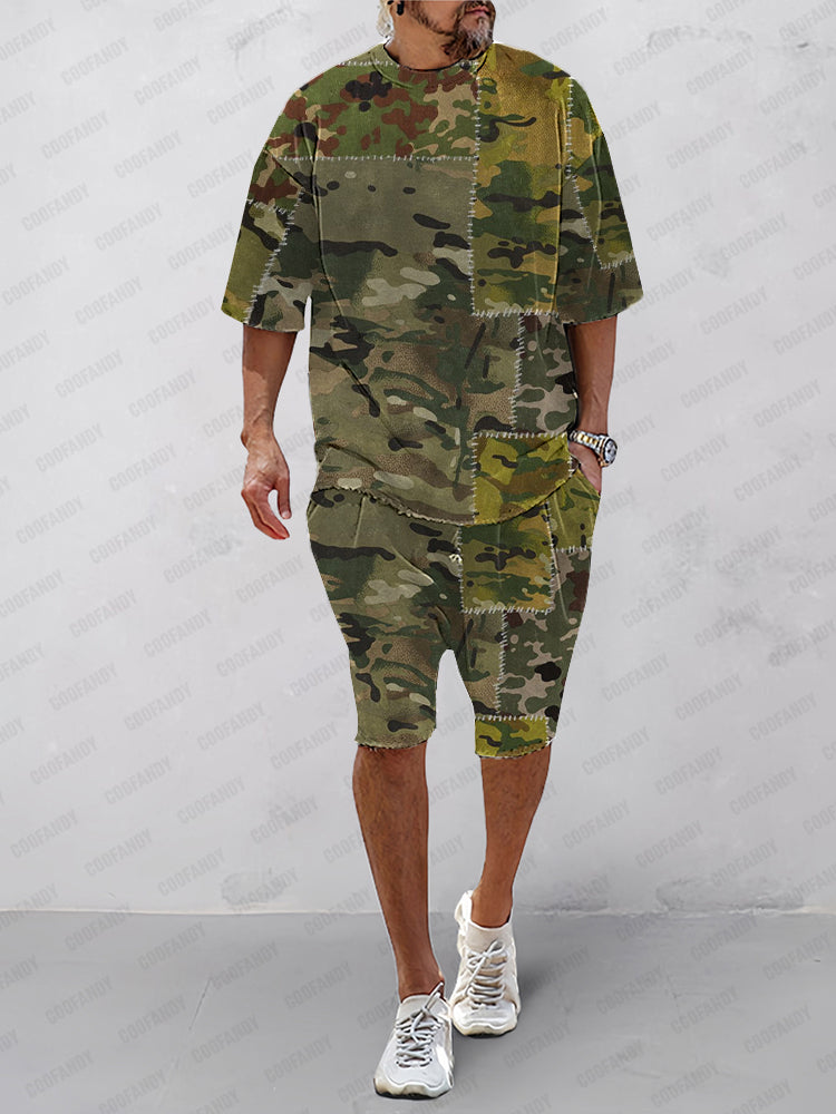 Camo Print Athleisure Set