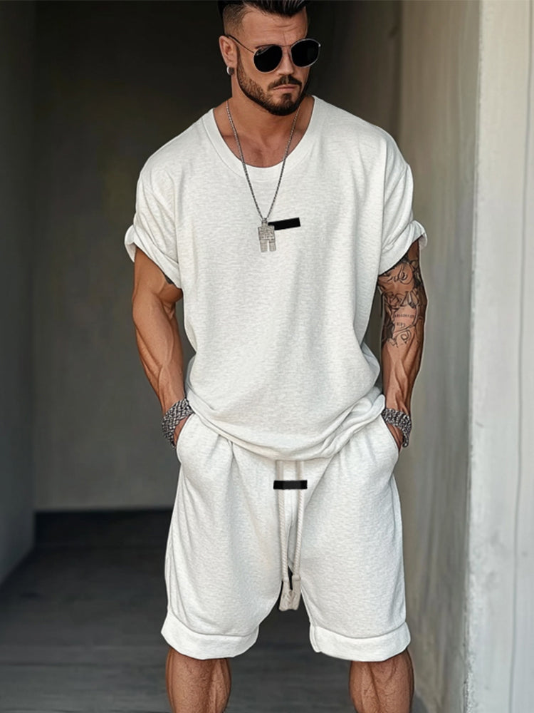 Athleisure T-Shirt and Shorts Set