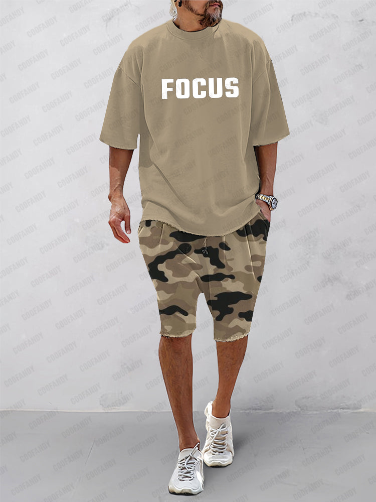 Camo Print Athleisure Set