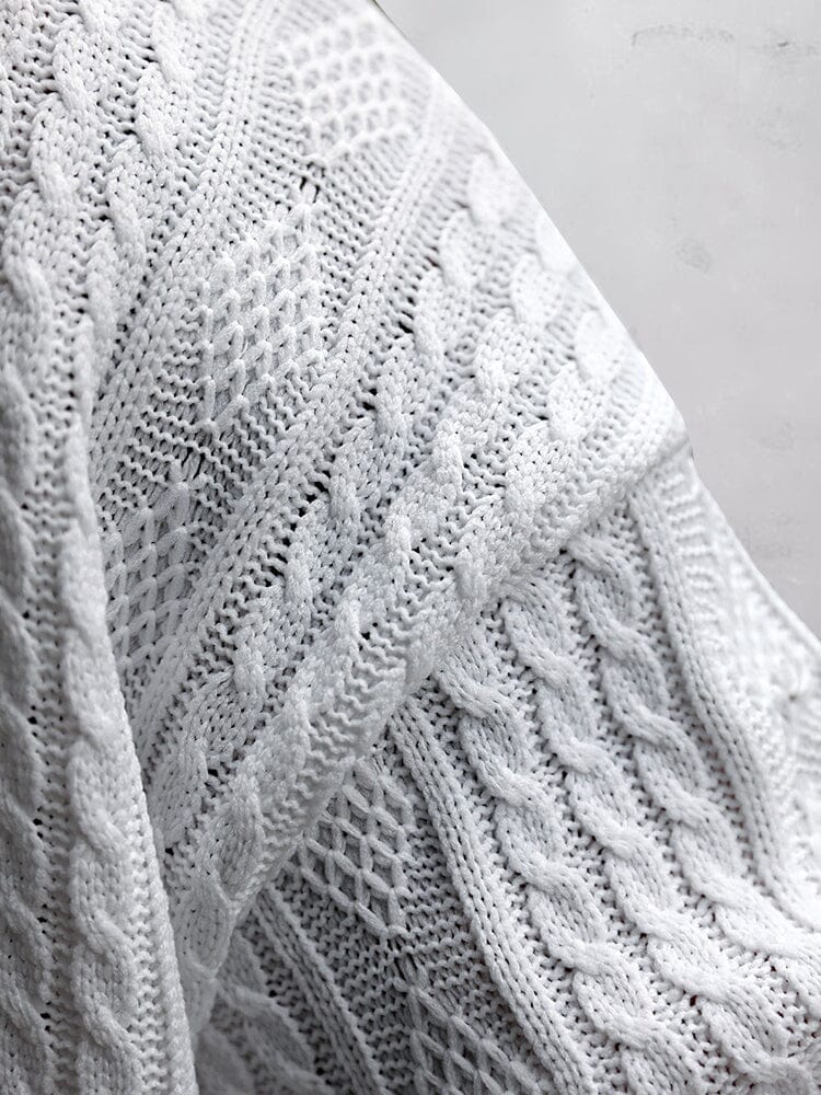 Cable Knit Casual Tee Set