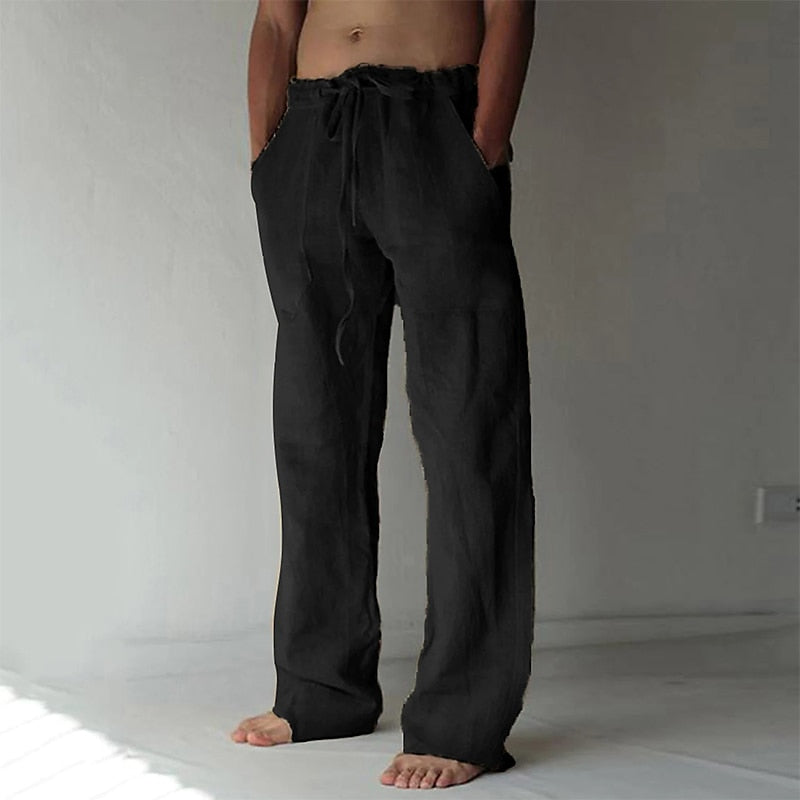 Casual Men's Linen Relaxed Pants