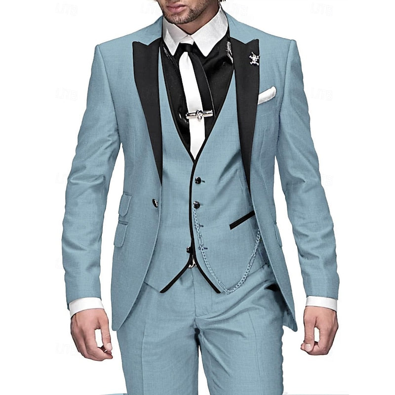 Elegant Three-Piece Suit Ensemble