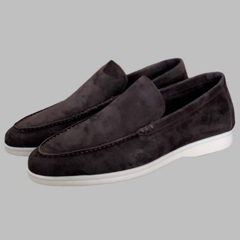 Classic Men's Suede Loafers Elegance