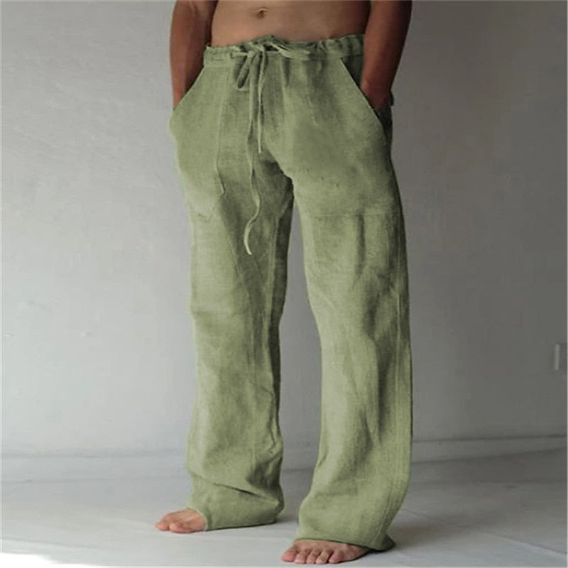 Casual Men's Linen Relaxed Pants