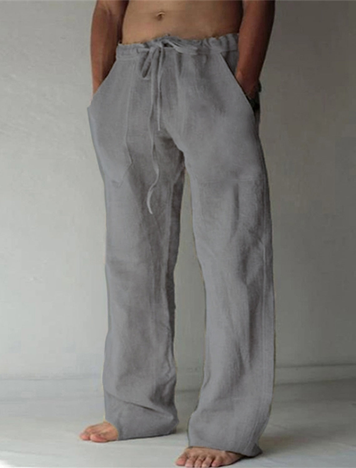 Casual Men's Linen Relaxed Pants
