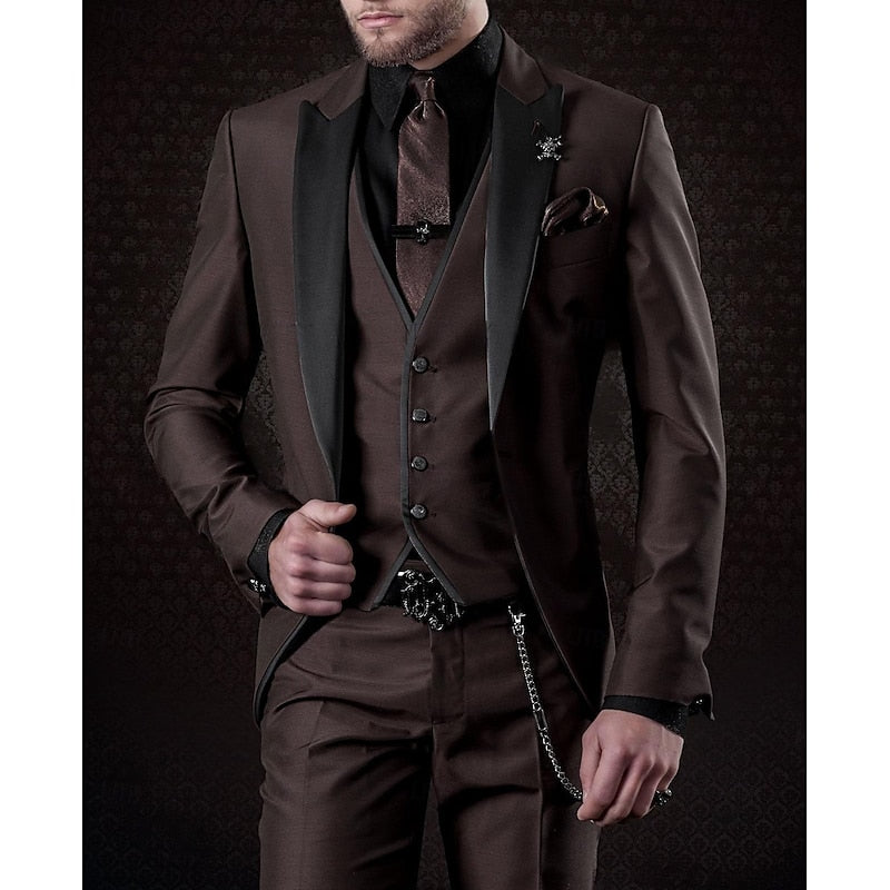 Elegant Three-Piece Suit Ensemble