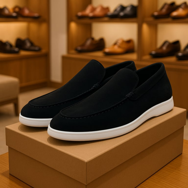 Classic Men's Suede Loafers Elegance