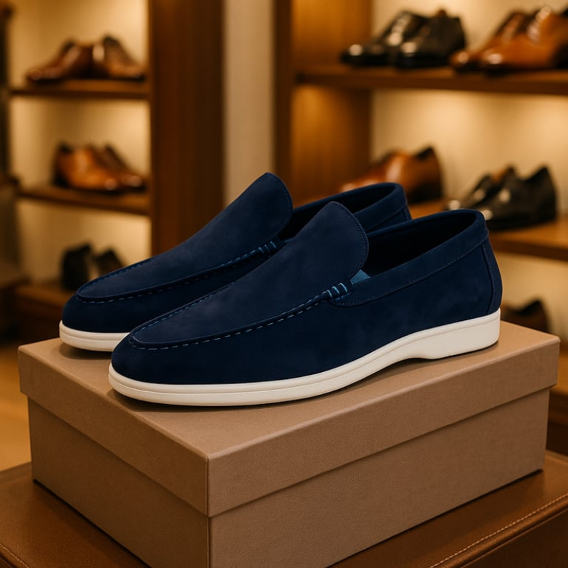 Classic Men's Suede Loafers Elegance