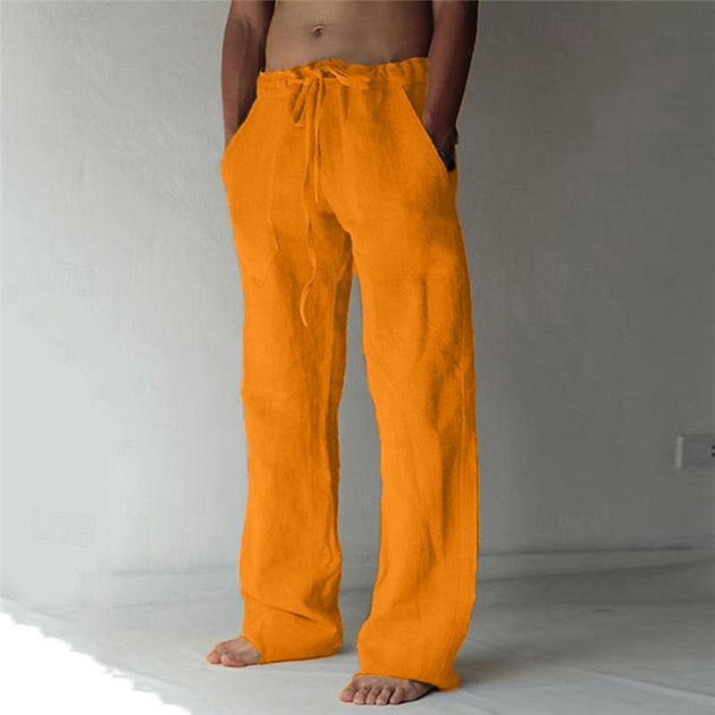 Casual Men's Linen Relaxed Pants
