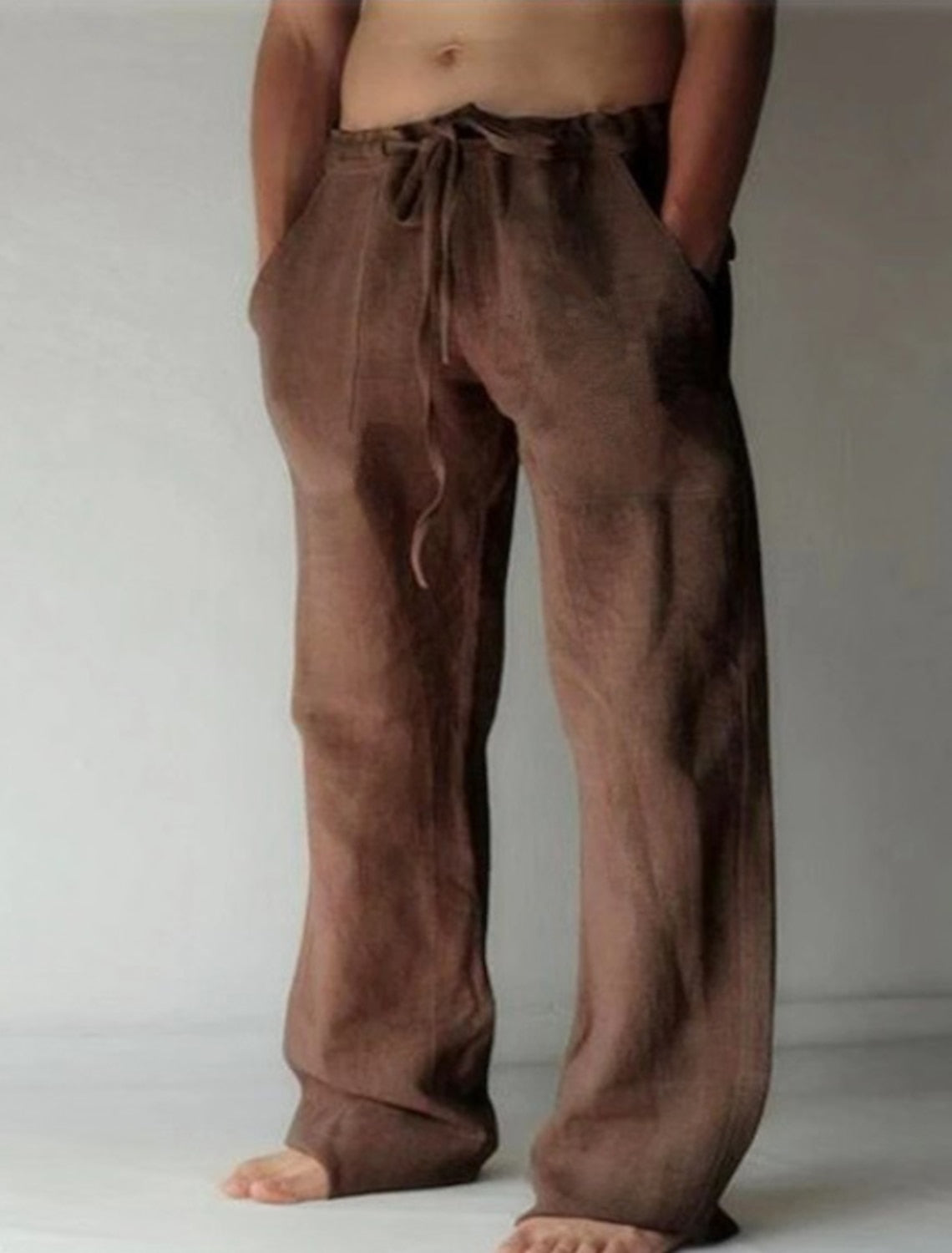 Casual Men's Linen Relaxed Pants