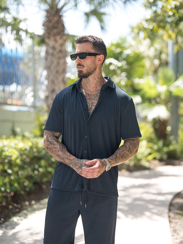 Relaxed Fit Casual Shirt Set