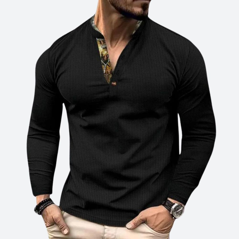 Casual Men's Long Sleeve Tee