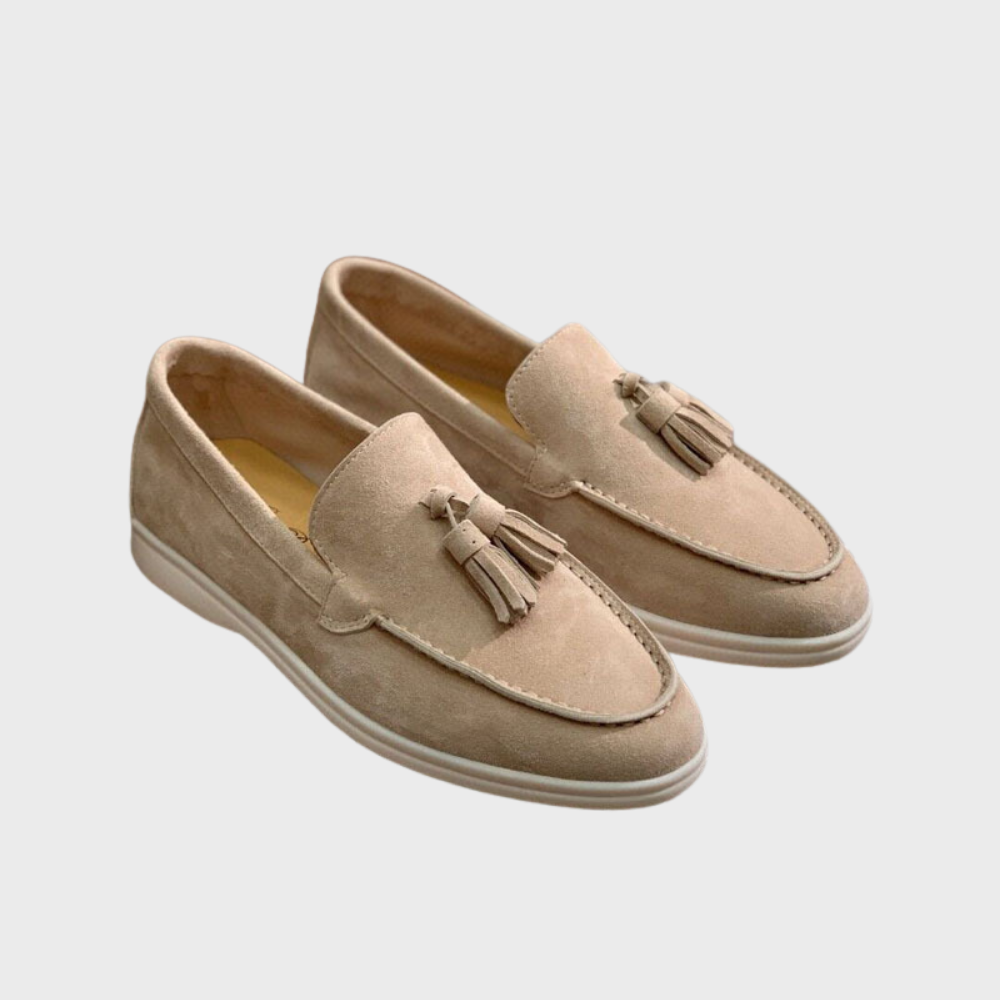 Men's Suede Tassel Slip-On Loafers