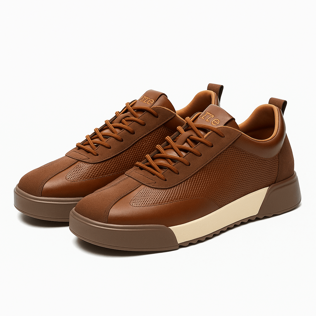 Italian Leather Casual Sneakers
