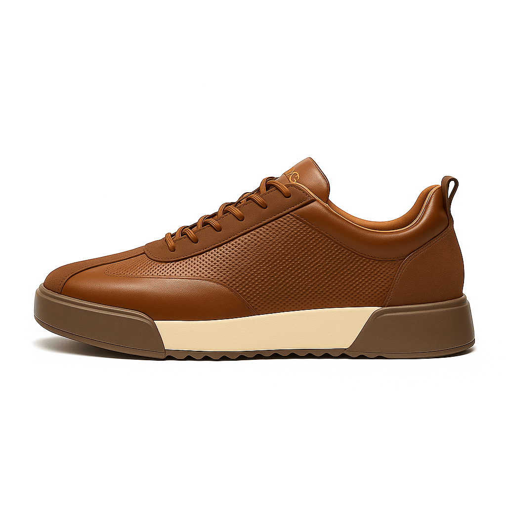 Italian Leather Casual Sneakers