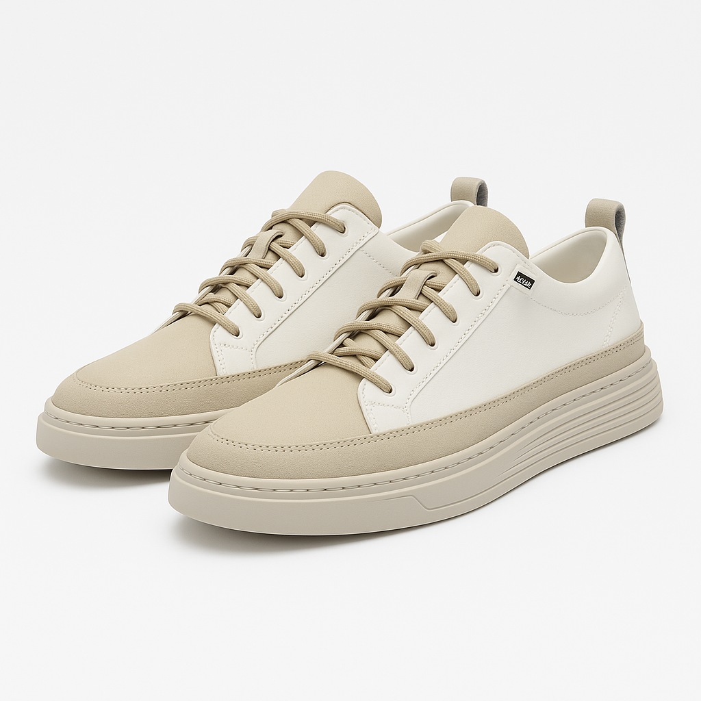 Italian Leather Casual Sneakers