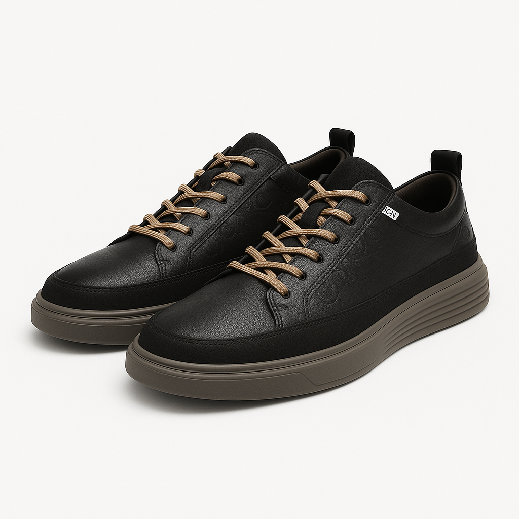 Italian Leather Casual Sneakers