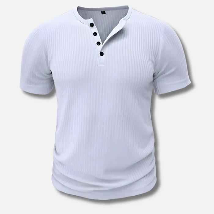 Men's Muscle Fit Henley Shirt