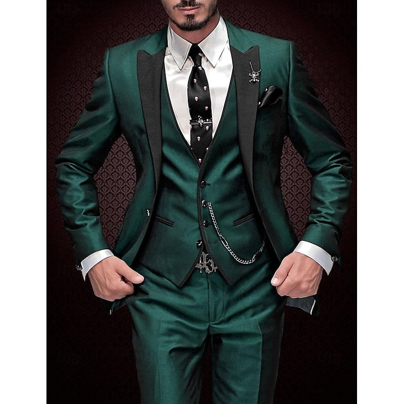 Elegant Three-Piece Suit Ensemble