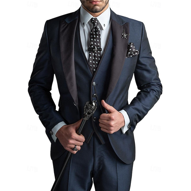 Elegant Three-Piece Suit Ensemble