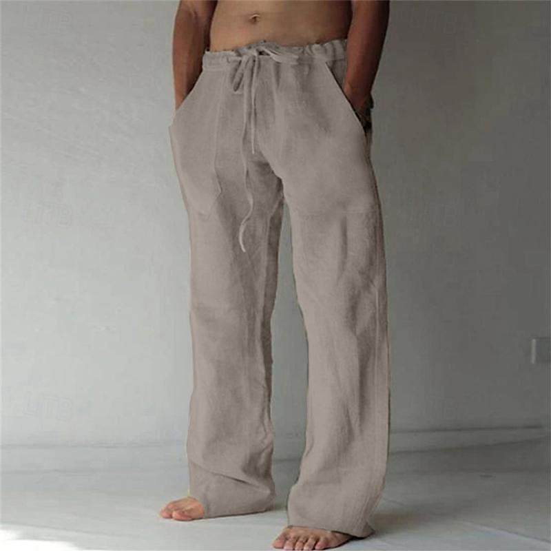 Casual Men's Linen Relaxed Pants