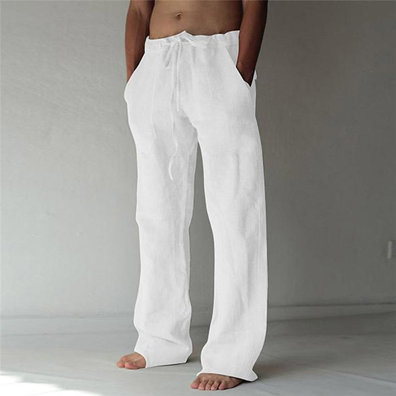 Casual Men's Linen Relaxed Pants