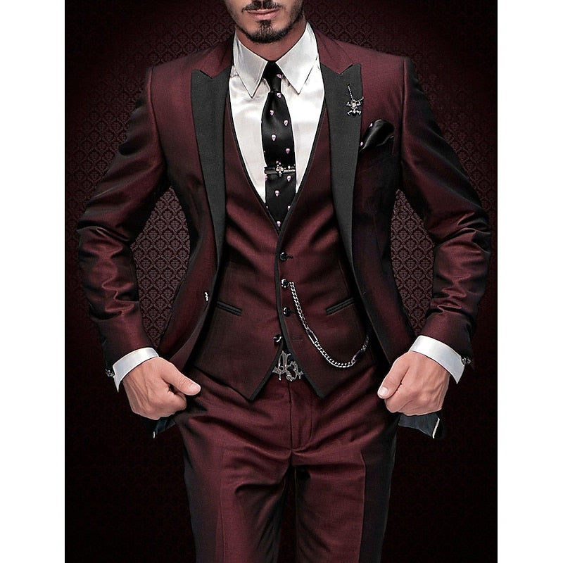 Elegant Three-Piece Suit Ensemble